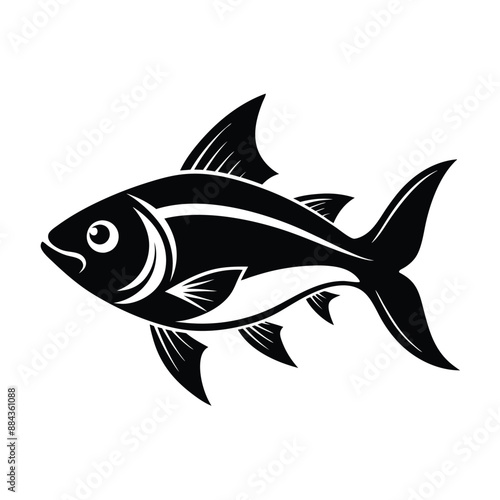 Fish  Silhouette Vector Illustration