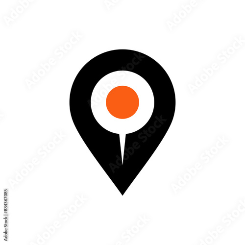 Pin place icon location search or logo isolated sign symbol vector illustration - high quality black and color style vector icons Free Download Pin place icon location search or logo isolated sign symbol vector illustration - high quality black and color style vector icons - GFXLoad