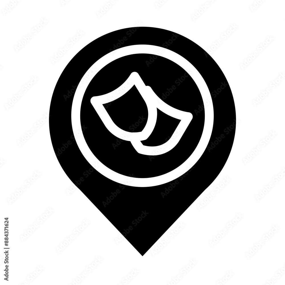 heater performance location solid icon heater performance location solid icon
