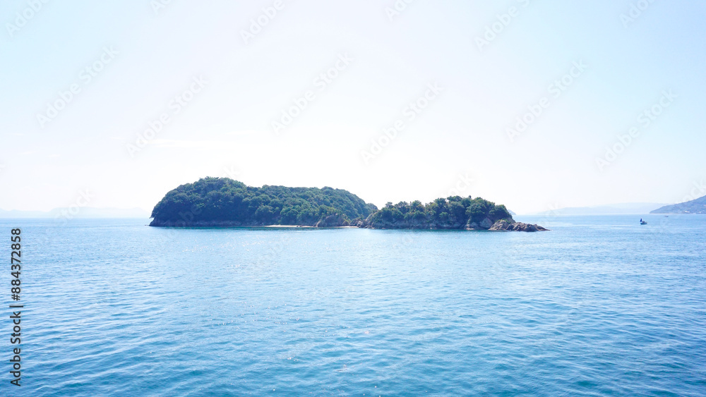 Fototapeta premium 小豆島行きフェリーの風景