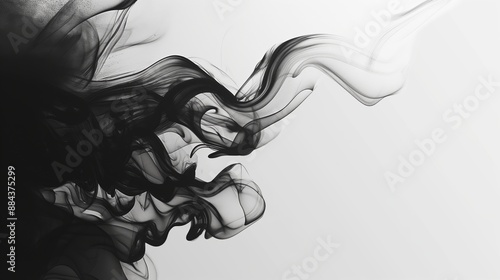 Flowing Smoke Texture Background