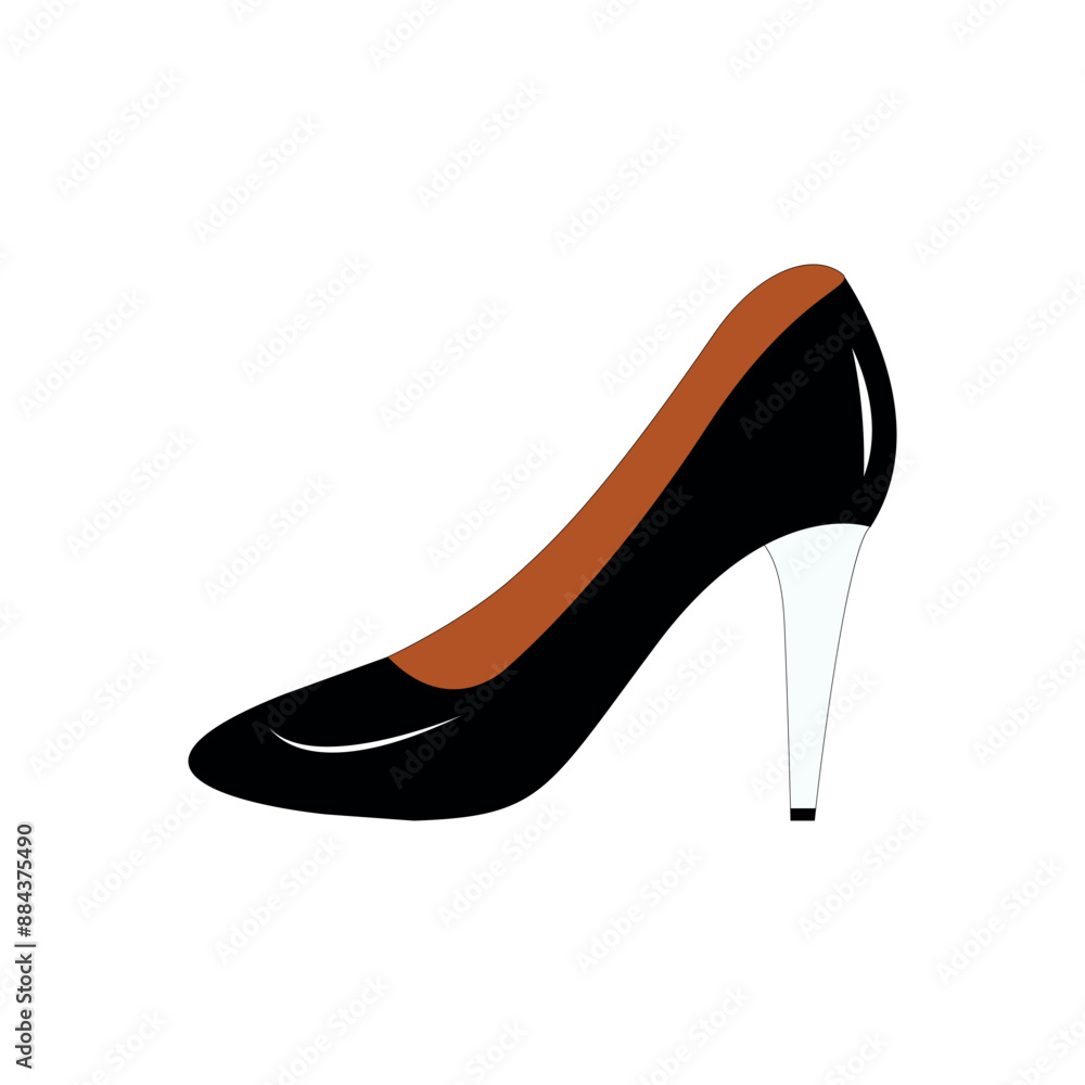 Art & Illustration High heel women's shoes vector icon isolated on transparent background. Art & Illustration High heel women's shoes vector icon isolated on transparent background.