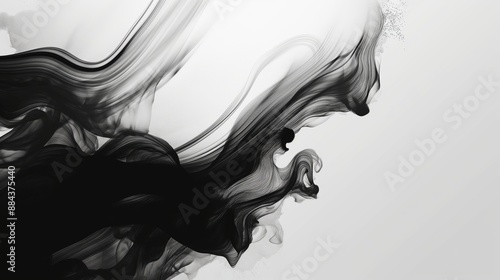Flowing Smoke Texture Background