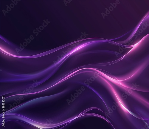 Wallpaper Mural dark purple background glowing soft elements, vaporwave colors, gradient glowing effect Torontodigital.ca