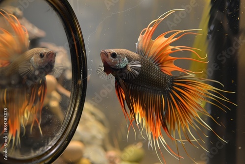 crowntail betta fish photo