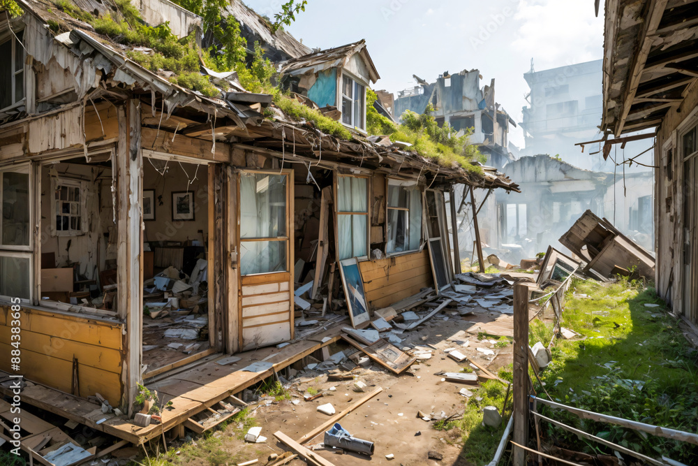 Forgotten Abode Reclaimed by Nature’s Embrace Forgotten Abode Reclaimed by Nature’s Embrace