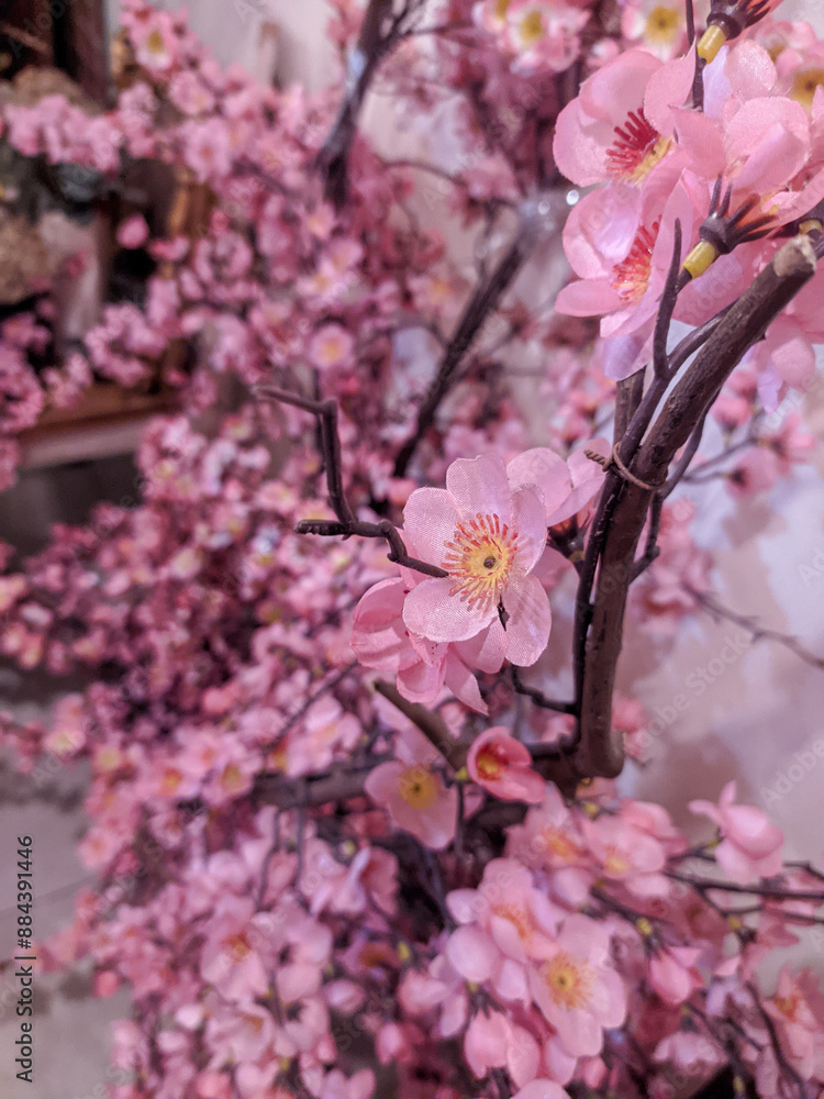 Obraz premium pink cherry blossom no effect