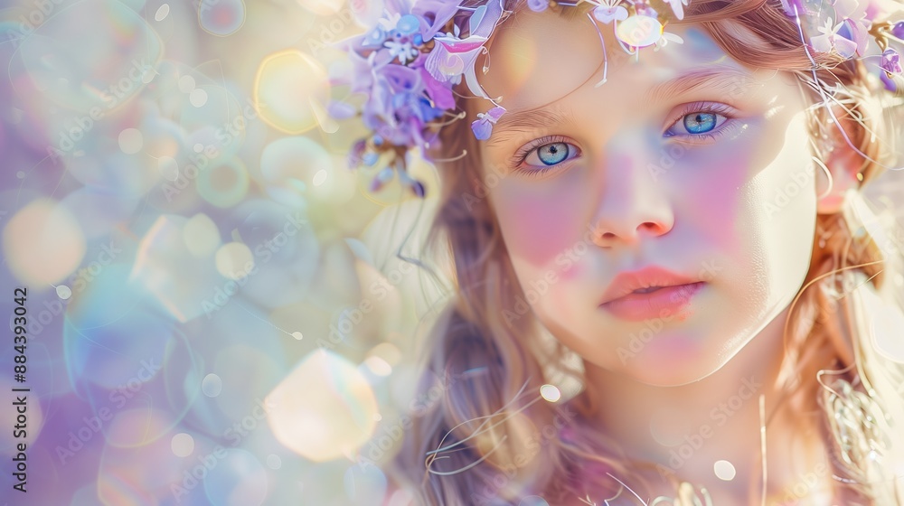 a beautiful woman, dreamlike portrait with a soft focus effect, featuring soft, pastel colors and a whimsical, fairy-tale-like ambiance. a beautiful woman, dreamlike portrait with a soft focus effect, featuring soft, pastel colors and a whimsical, fairy-tale-like ambiance.