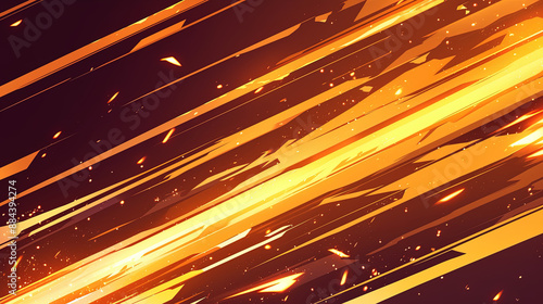 Diagonal Anime Speed Lines. Fast speed glowing flashing lines streaks