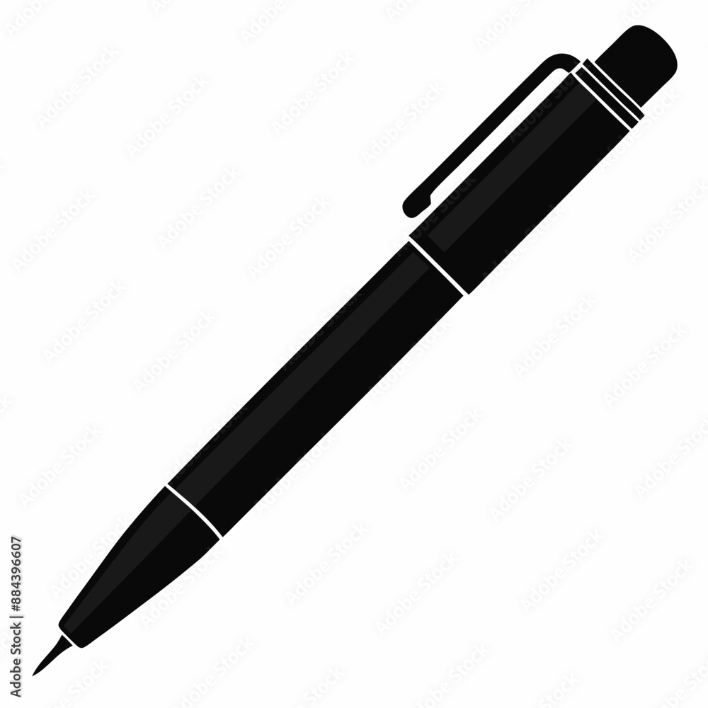 pen Black silhouette pen Black silhouette