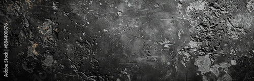 Close Up of Rough Dark Grey Concrete Wall