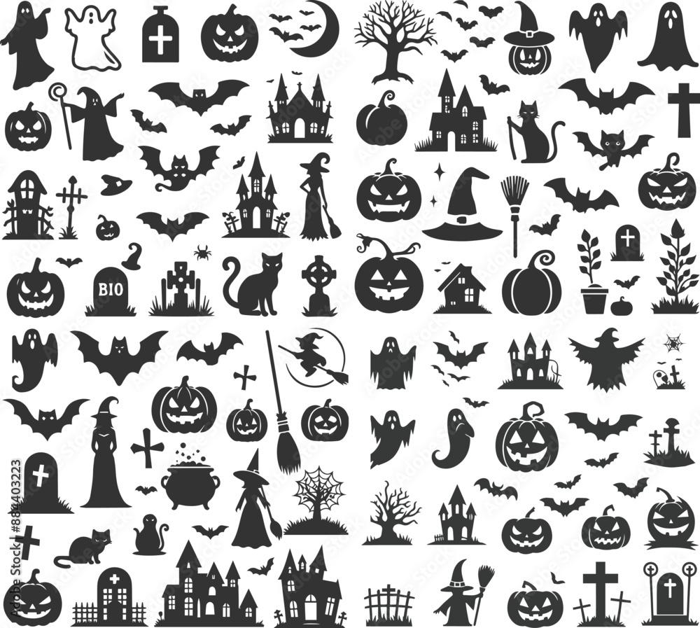 Ultimate Halloween Elements Vector Design Pack Ultimate Halloween Elements Vector Design Pack