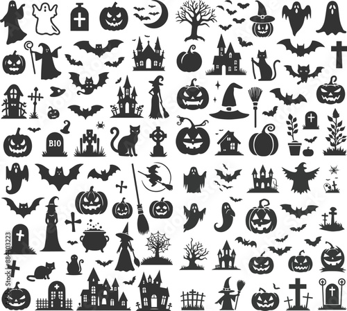 Ultimate Halloween Elements Vector Design Pack