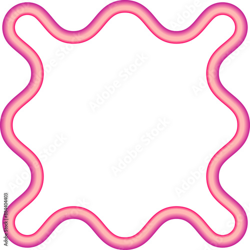 Fotografía Wavy border frame