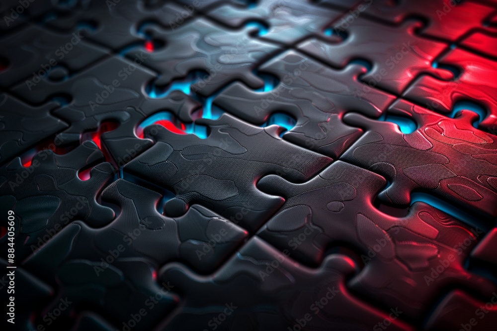 black and red puzzle black and red puzzle