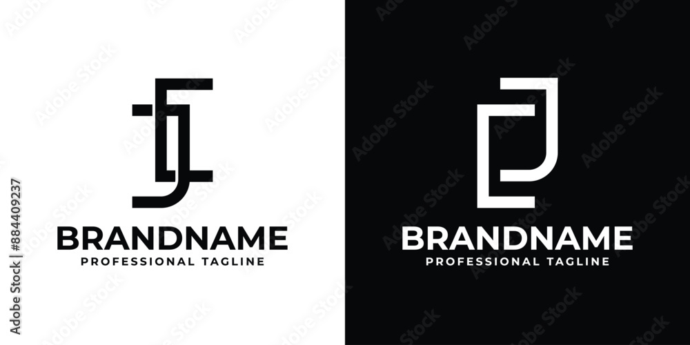 Letters JC and CJ Monogram Logo, suitable for any business with JC or CJ initials Letters JC and CJ Monogram Logo, suitable for any business with JC or CJ initials