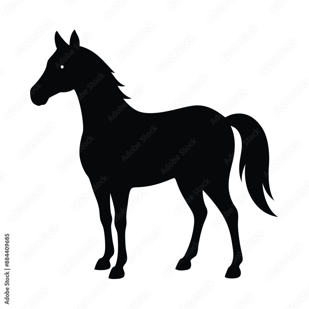 Horse Silhouette Vector Illustration
Horse Silhouette Vector Illustration