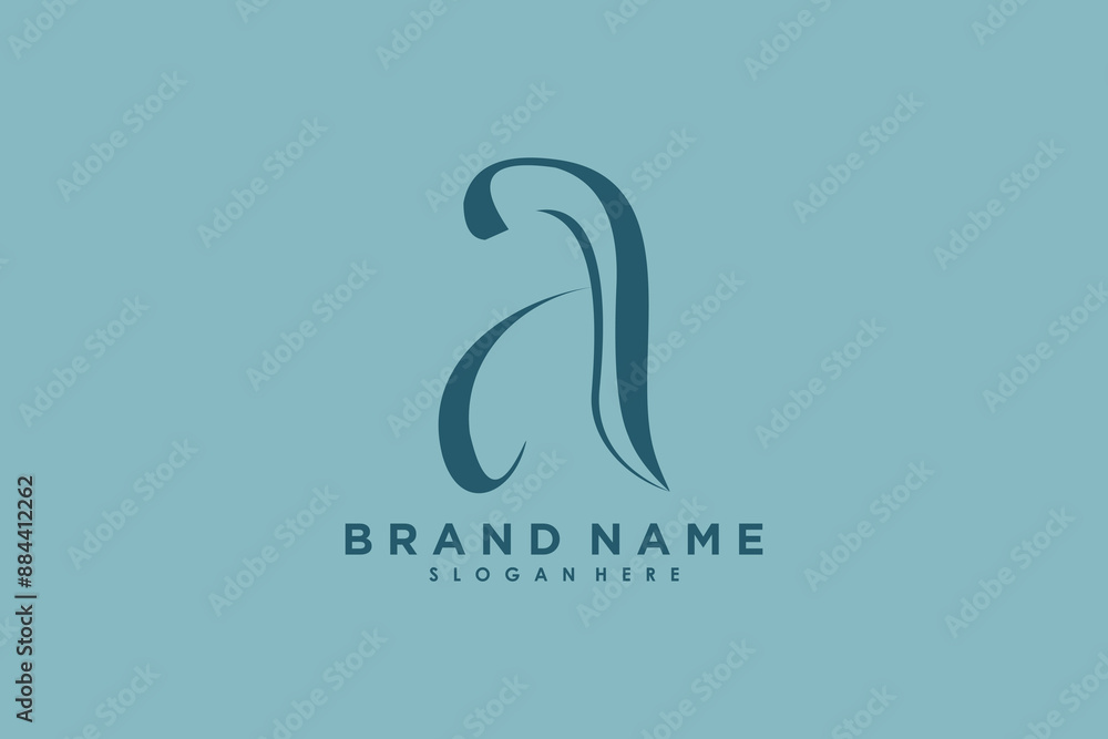 Obraz premium letter a design with modern concept
