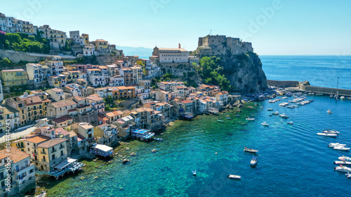 Photos Aerial view of the medieval village of Scilla and Chianalea in Calabria