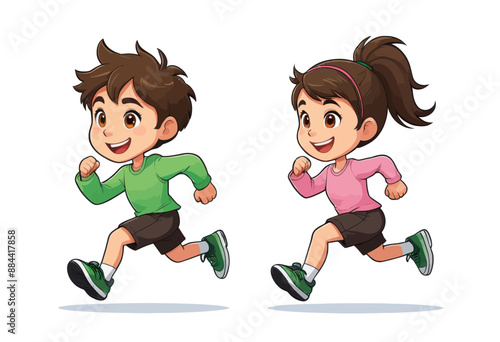 Running Children