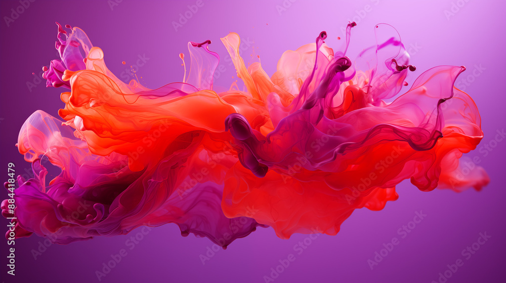 Red Fluid Paint Drained on Purple Background, Abstract Image, Texture, Pattern Background, Wallpaper, Cover and Screen of Smartphone, Cell Phone, Computer, Laptop, 9:16 and 16:9 Format Red Fluid Paint Drained on Purple Background, Abstract Image, Texture, Pattern Background, Wallpaper, Cover and Screen of Smartphone, Cell Phone, Computer, Laptop, 9:16 and 16:9 Format