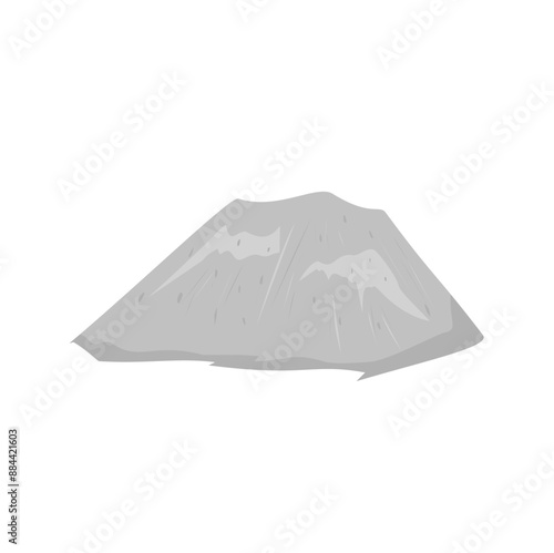 Pile Of Cement Powder Illustration
