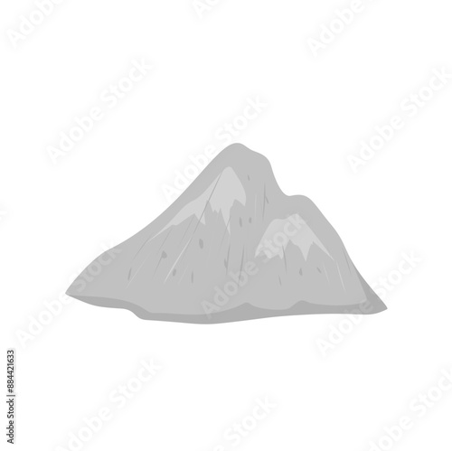 Pile Of Cement Powder Illustration
