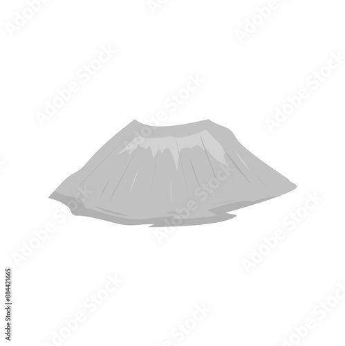Pile Of Cement Powder Illustration