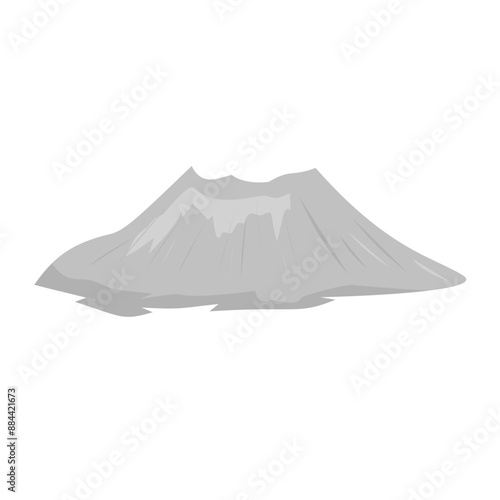 Pile Of Cement Powder Illustration