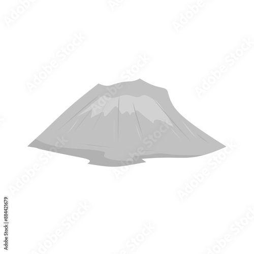 Pile Of Cement Powder Illustration