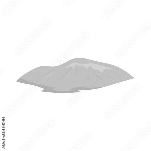 Pile Of Cement Powder Illustration