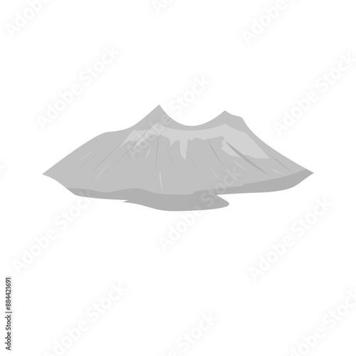 Pile Of Cement Powder Illustration