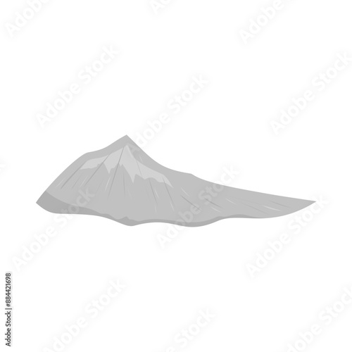 Pile Of Cement Powder Illustration