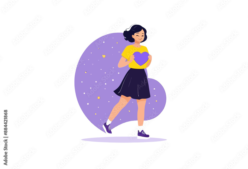 Running with a heart in hand Running with a heart in hand