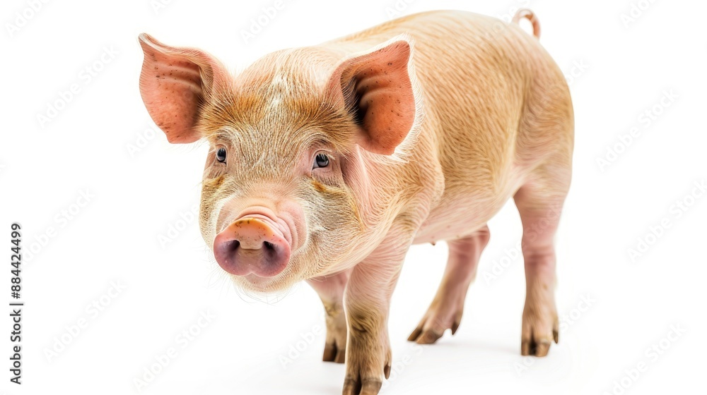 Symbol of luck Pig isolated on white background Symbol of luck Pig isolated on white background