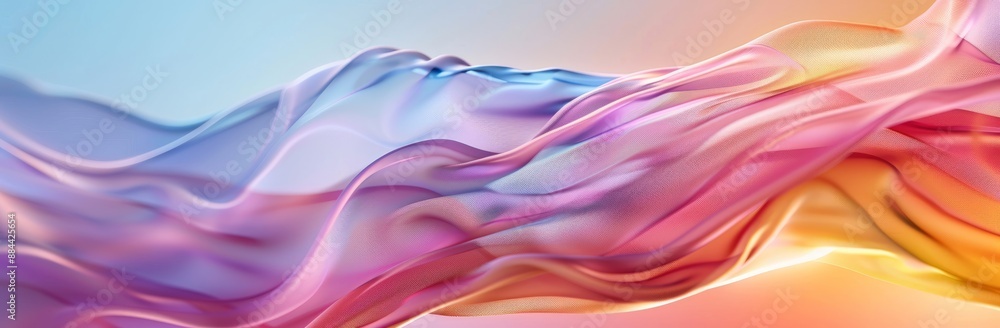 Abstract colorful flowing fabric. Abstract colorful flowing fabric.