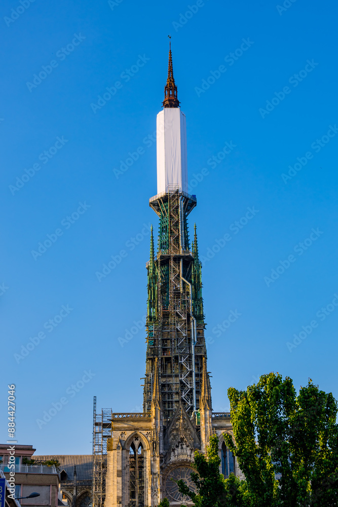 Obraz premium Flèche de la Cathédrale Notre-Dame de Rouen