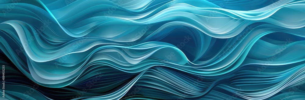 Abstract Blue Wavy Background Abstract Blue Wavy Background
