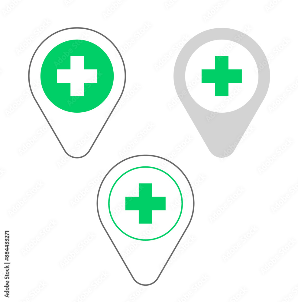 pharmacy map pin green cross location clinic pointer icon drug store sign pharma pinpoint medical healthcare vector pharmacy map pin green cross location clinic pointer icon drug store sign pharma pinpoint medical healthcare vector
