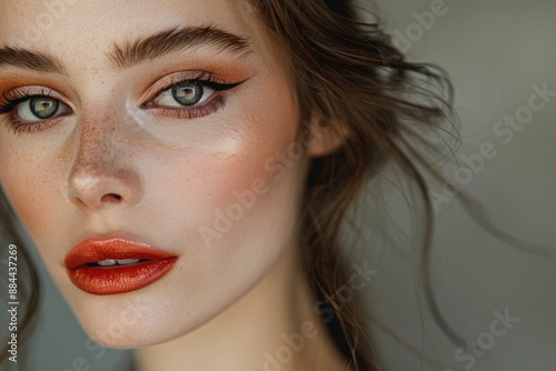 A Close-Up of Autumn Makeup