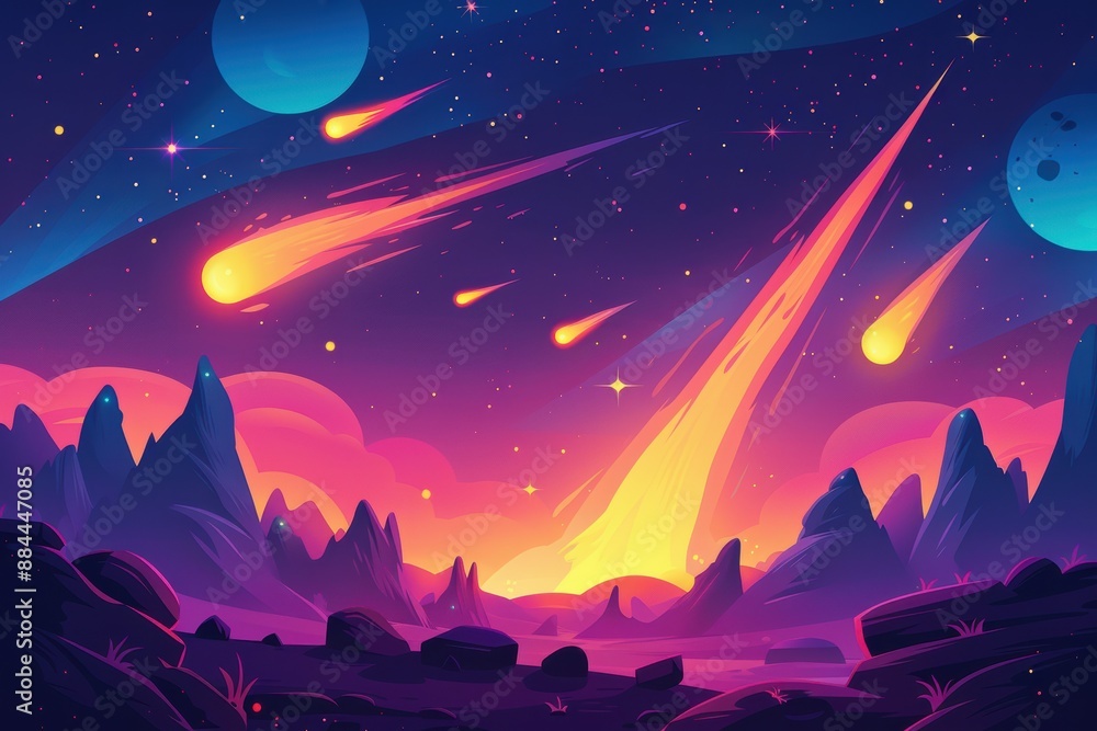 Fototapeta premium Cosmic Inferno