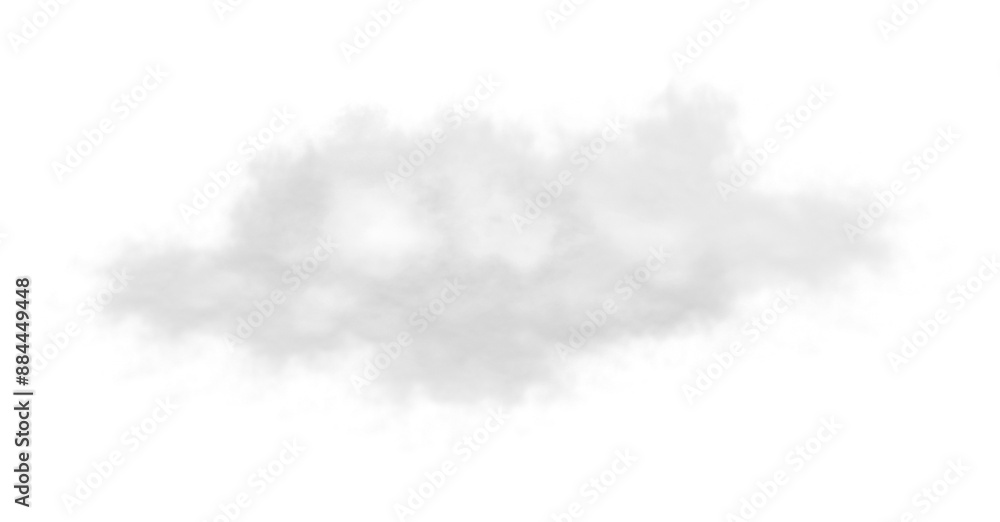 Fototapeta premium cloud transparent, Realistic cloud on transparent ,Creative design using realistic transparent cloud on nature.