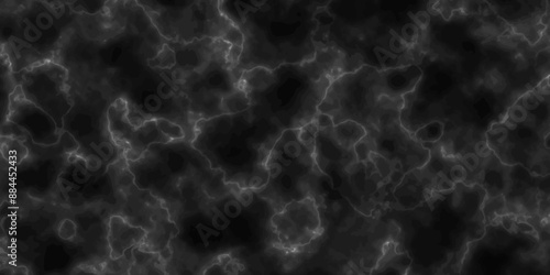 Abstract Lightning black marble texture pattern background design. white, black cloud thunderstorm background wallpaper design. ceramic kitchen black tile background stone wall marble tiles.