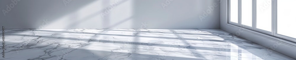 Marble Floor With Window Light. Marble Floor With Window Light.