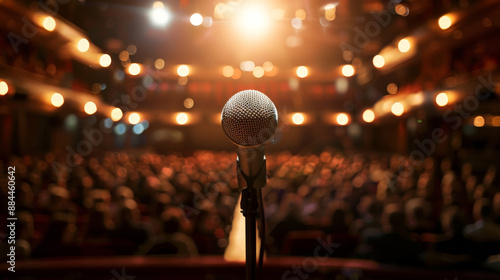 microphone on stage