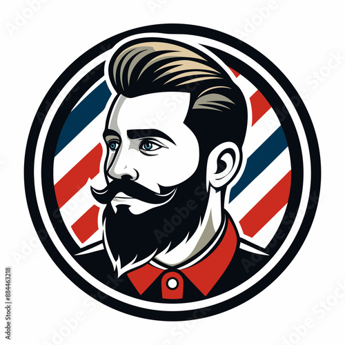 Men saloon logo vector