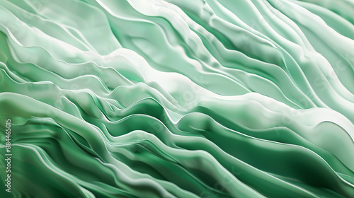 abstract green wave background, green waves