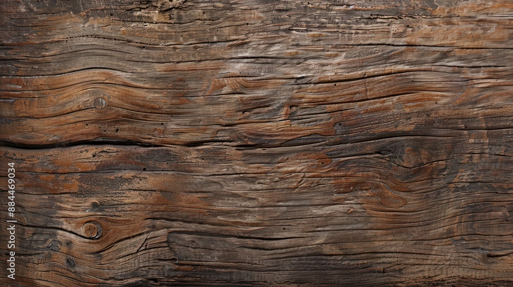 Surface of the old brown wood texture. Old dark textured wooden background. Top view.