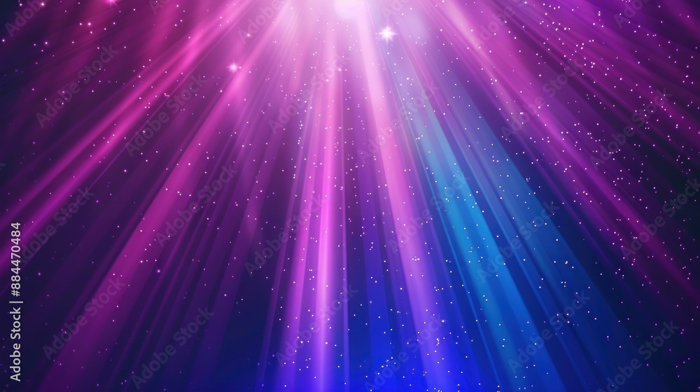 Abstract Purple and Blue Light Beams Abstract Purple and Blue Light Beams