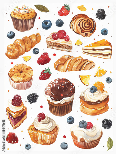 Bakery background graphic